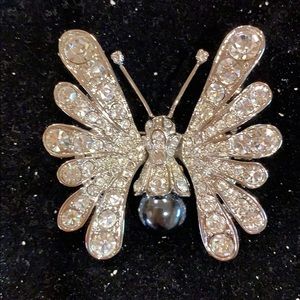 St John Vintage Butterfly Brooch